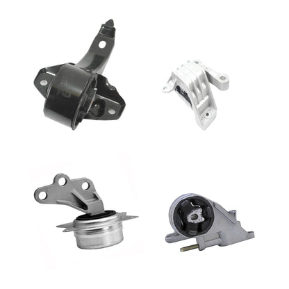 4PCS Motor & Auto Trans Montaje Para 2008-2010 Chevrolet Malibu 2.4L 4 Velocidad