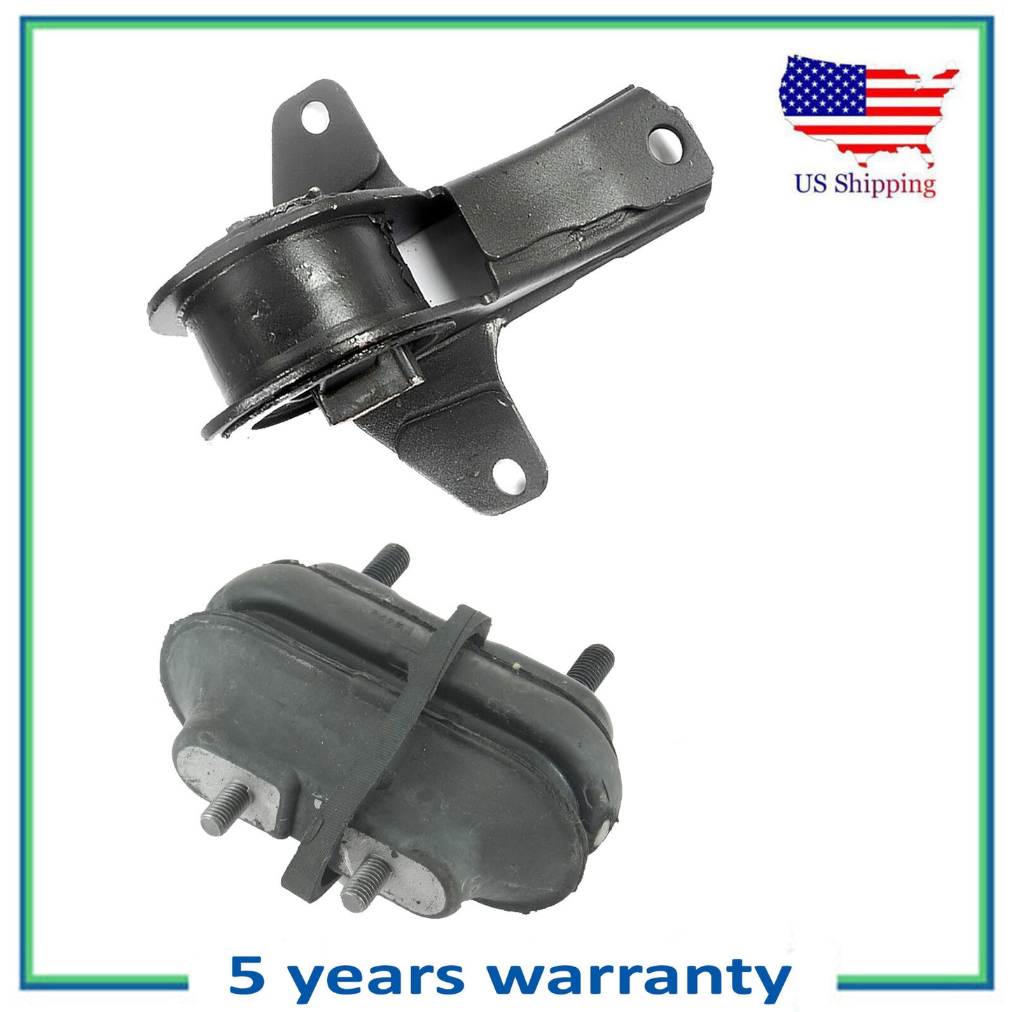 2PCS Motor & Trans Montaje Para 1997-1999 Chevrolet Malibu Alfanje 2.4L 3.1L