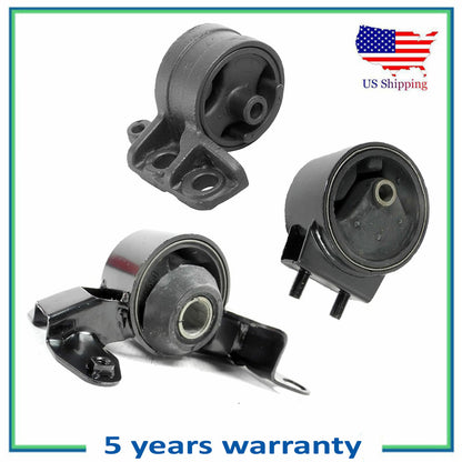 Motor & Trans Mount 2910 2649 2650 For 1994-1996 Mercury Tracer LTS 1.8L FWD
