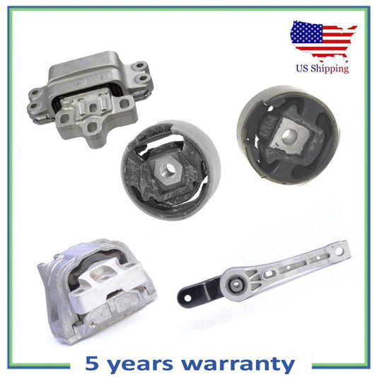 5PCS Engine, Trans & Torque Strut Mount For 12-14 16-18 Volkswagen Passat 3.6L