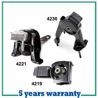 For 2003-2008 Toyota Corolla 1.8L Manual Trans Engine Motor Mount Set 3PCS