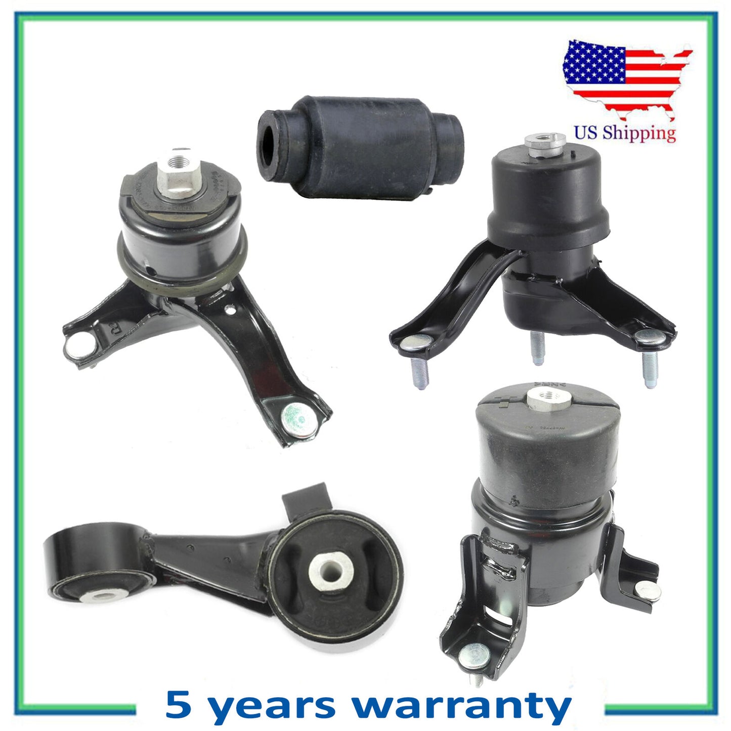 MotorKing Pour 04-06 Toyota Sienna Moteur & Trans Montage Set 5PCS 3.3L Fwd