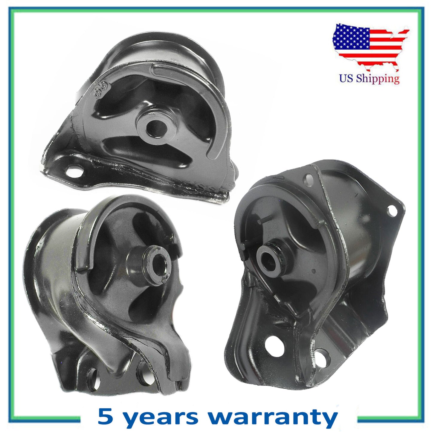 6533 6506 6524 Trans Engine Motor Mount For 93 Honda Civic del Sol S 1.5L