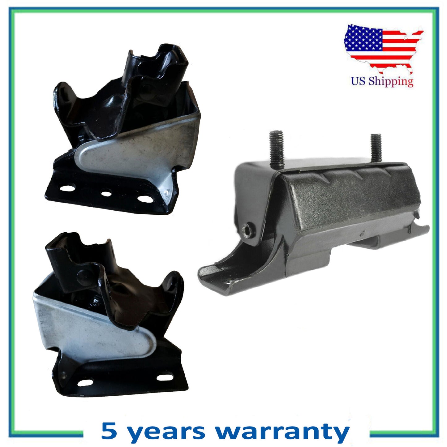 Juego 3Pcs Motor & Trans Montaje Para 00-06 Cadillac Chevrolet GMC 6.0L 6.2L