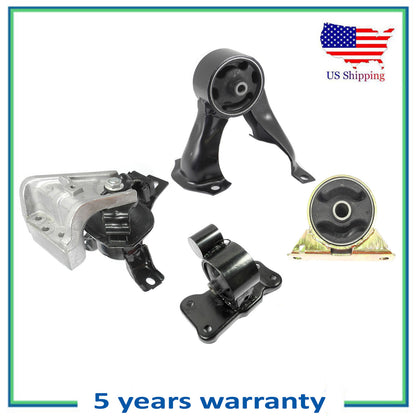 4 PCS Engine Motor & Trans Mount For 04-06 Mitsubishi Lancer Ralliart 2.4L