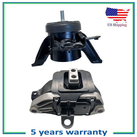 Set 2PCS Engine Motor & Auto Trans. Mount Set 2PCS For 2015-2019 Hyundai Sonata