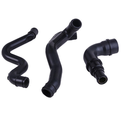 Kit 3PCS Turbo Crankcase Breather Vent Hose For New VW Golf Jetta Audi TT 1.8L