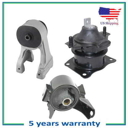 3PCS Engine Motor Mount For 2008-2010 Honda Odyssey 3.5L LX EX 65023 4587 4553