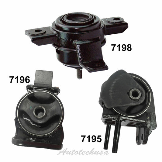 Engine Motor & Trans Mount Auto M1262 For Santa / Fe Sorento 2.4L 7195 7196 7198