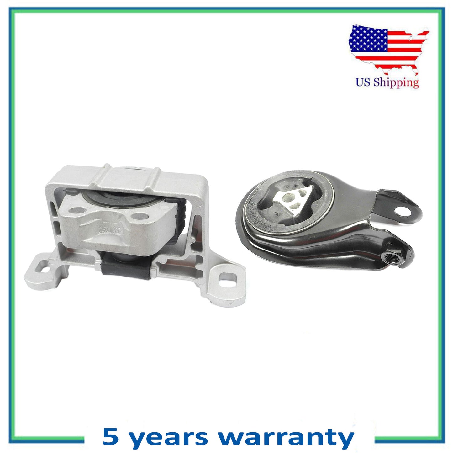 2PCS Set For 04-09 Mazda 3 2.3L 06-10 Mazda 5 2.3L Engine Motor Mount 4403 4405