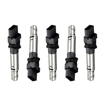 Set 5PCS Ignition Coil For UF531 Audi A3 TT Quattro Cayenne VW Touareg 3.2L 3.6L