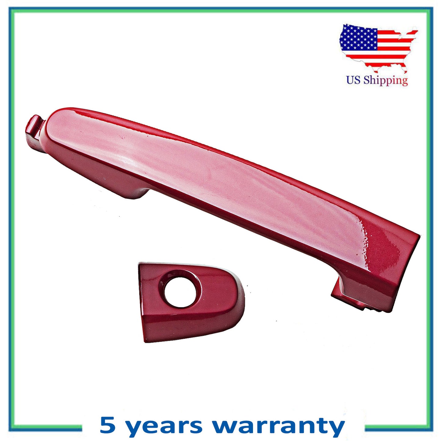 Front Left or Right Outside Door Handle 3R3 Red For 03-10 Pontiac Vibe 1.8 2.4L