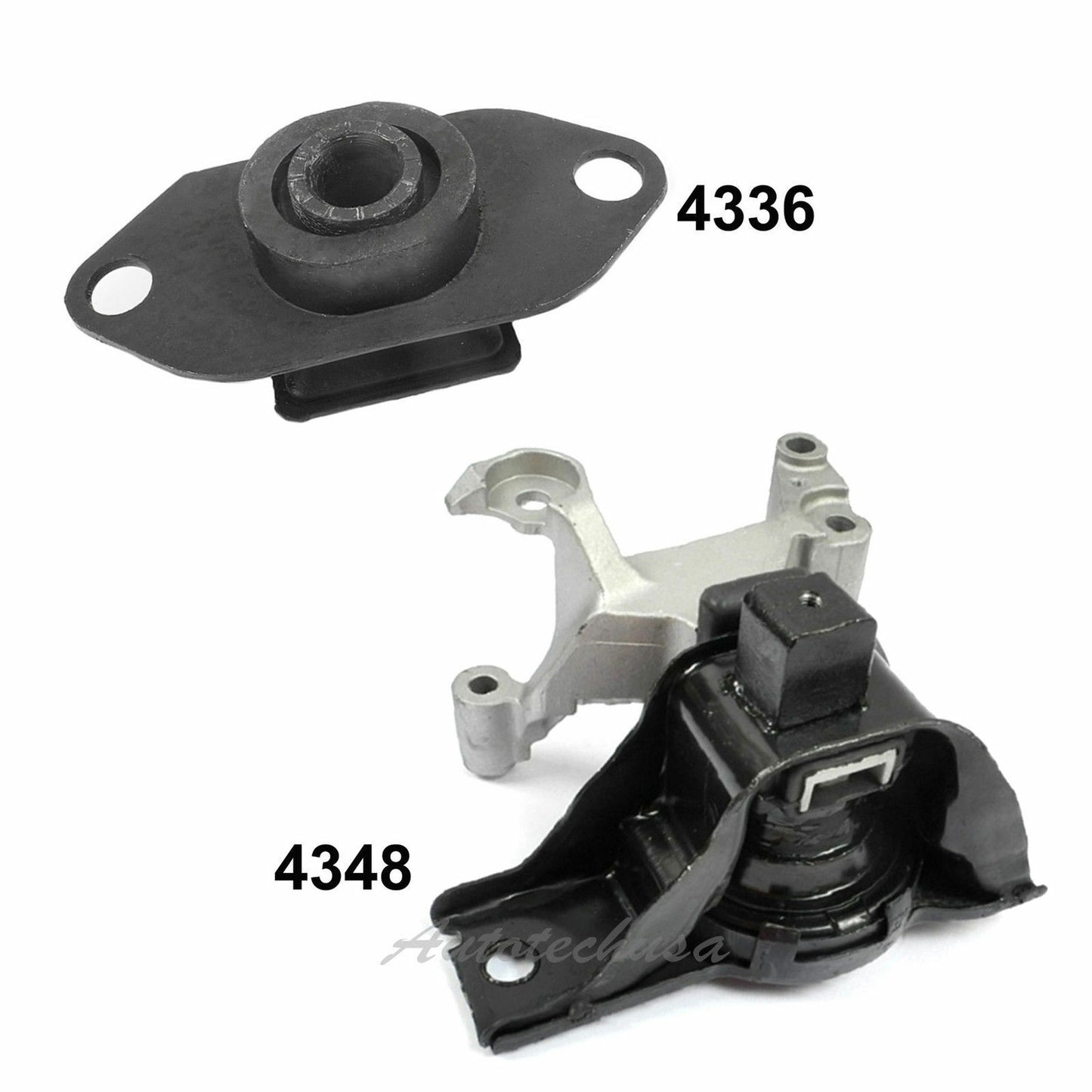 Engine Motor & Trans Mount Manual For 07-12 Nissan Sentra 2.0L Set 2 4336 4348