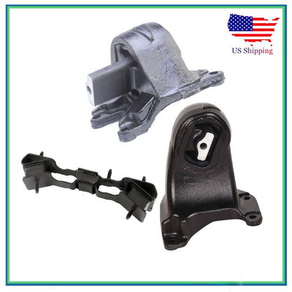 3PCS avant Gauche, Droit Moteur & Trans Montage Pour 12-17 Jeep Wrangler 3.6L