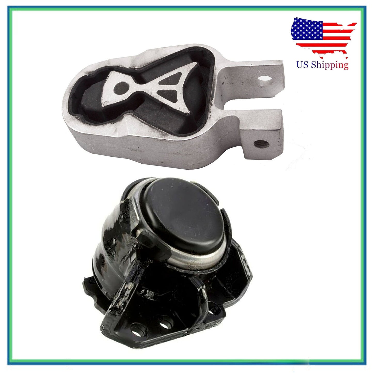 2PCS Right Engine Motor & Rear Torque Strut Mount For 2013-2014 Ford C-Max 2.0L