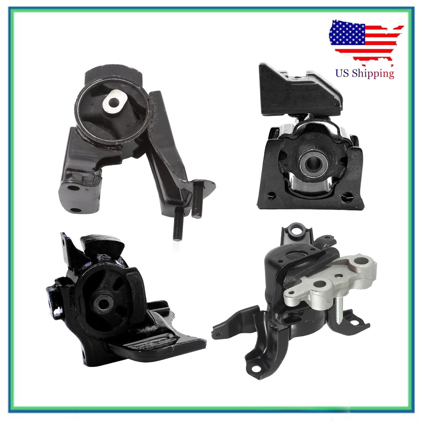 4 PCS MotorKing Engine Motor & Auto Trans Mount For 2012-2015 Toyota Prius 1.8L