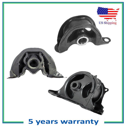 3PCS Set Motore & Trasmissione Montante Per 1996 1997-2000 Honda Civic 1.6L