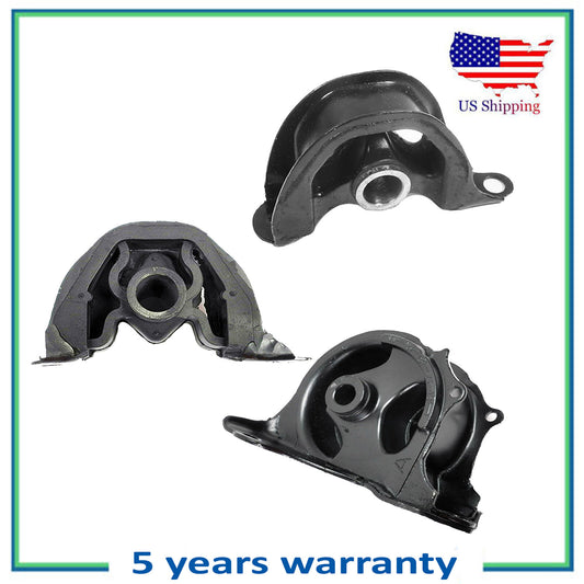 3PCS Set Motore & Trasmissione Montante Per 1996 1997-2000 Honda Civic 1.6L