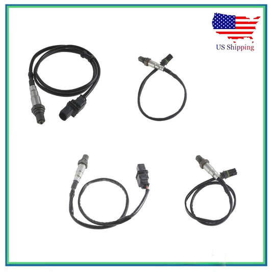 4Pcs Nuevo Oxygen Sensor Para 06-10 BMW 650i Base 4.8L