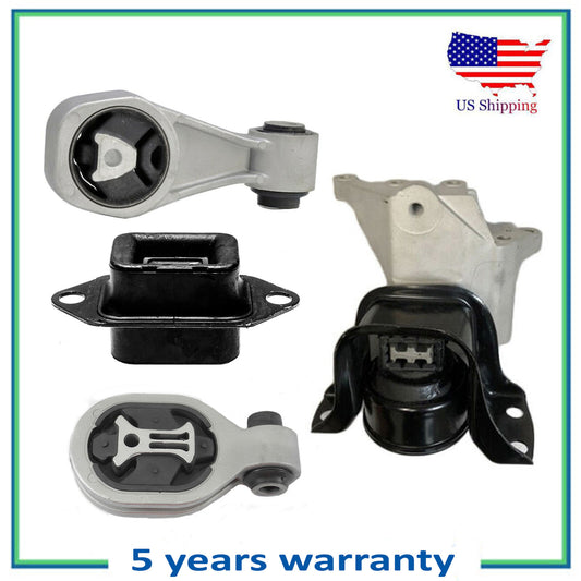 Set 4PCS Engine Motor & Manual Transmission Mount For 11-15 Nissan Juke