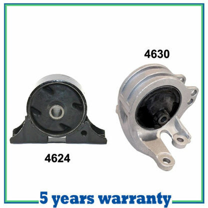 Engine Motor & Trans. Mount 04-11 For Mitsubishi Endeavor 3.8L M1023 4624 4630