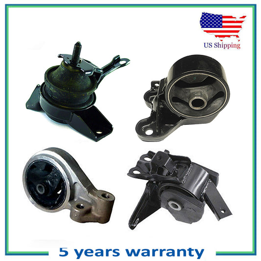 Set 4PCS New Engine Motor Mount Auto Trans For 05-06 Kia Spectra5 2.0L