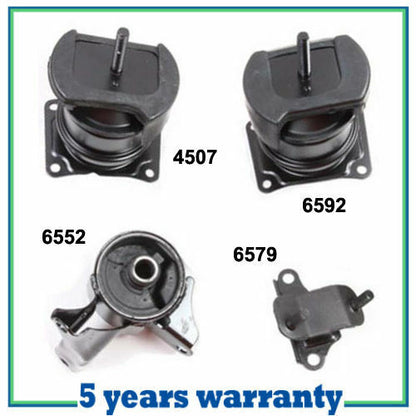 M065 Moteur & Trans Montage Pour 99-03 Acura TL 3.2L 4PCS 6592 6552 4507 6579