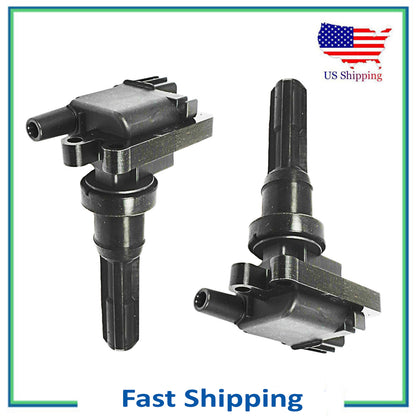 Set 2pcs UF523 MD363552 5C1424 Ignition Coil For 04-05 Mitsubishi Lancer 2.0L