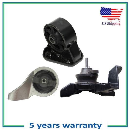 Set of 3PCS MotorKing Engine Motor Mount For 2003-2006 Hyundai Santa Fe 3.5L V6