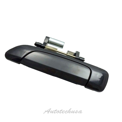 Rear Left Outer Outside Door Handle For 2001-2005 Honda Civic Smooth Black