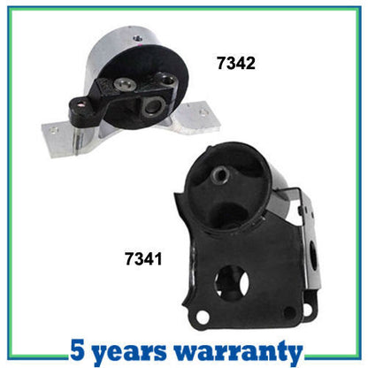 M982 Engine Motor Mount Set 2PCS For 02-06 Nissan Altima 2.5L Front Right & Rear