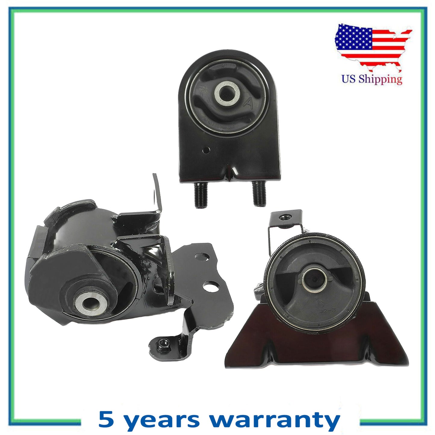 3PCS Motor & Trans Montaje Para 1999-2003 Mazda Protege 1.8L 2.0L Automotic