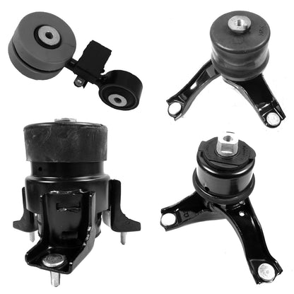 4 PCS Engine Motor & Trans Mount Polyurethane For 10-11 Toyota Camry 2.4L Hybrid