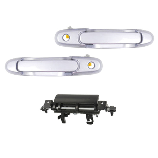Set Outside Tailgate Door Handle For 98 Toyota Sienna Frosted Iris Metallic 931