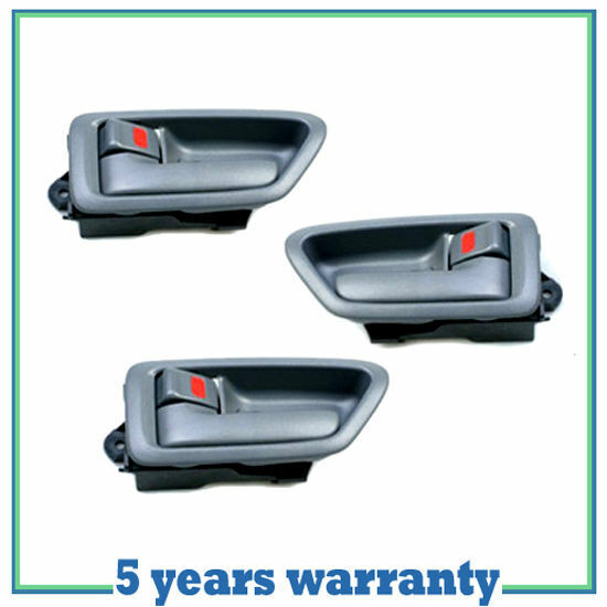 1997-2001 For Toyota Camry Left & Right Interior Door Handle Gray SET 3PCS DS66