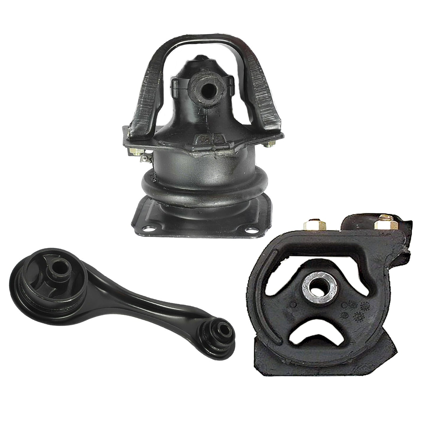 3PCS PCS For 90-93 Honda Accord 2.2L Engine Motor & Trans Mount 6547 6519 6509