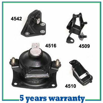 M432 Engine Motor & Trans Mount For 03-07 Honda Accord 2.4L 4 PCS for Auto Trans