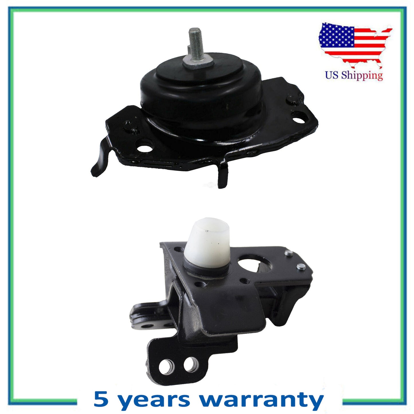 2PCS Delantero Derecho Motor & Trans Montaje para Auto 07-14 Toyota Tundra 4.0