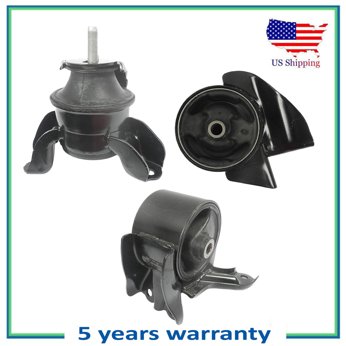 3PCS Motor & Trans Montaje Para 05-09 Hyundai Tucson Sportage 2.0L 7143 7141
