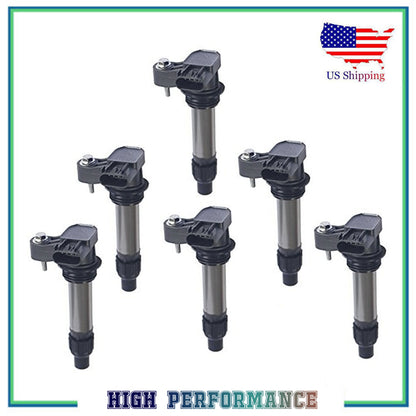 6PCS Encendido Bobina Para UF569 C1555 12610626 Buick GMC Chevrolet Pontiac