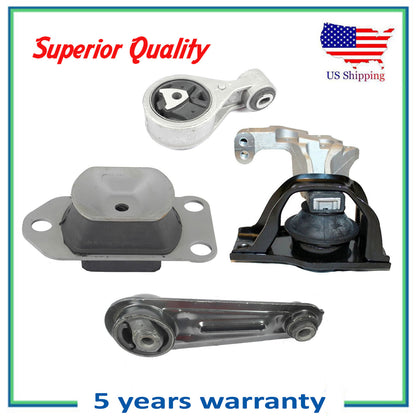 Motore & Trans Montante Per 2007-2012 Nissan Sentra 2.5L Set 4 7352 4352 4351