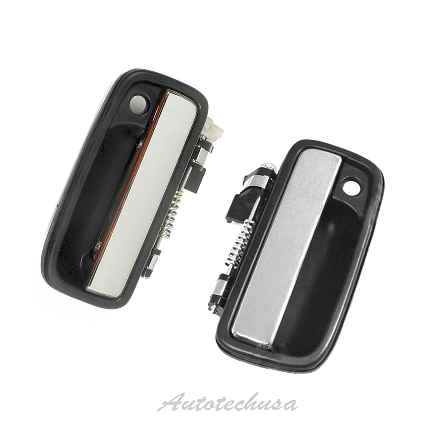 Front Outside Door Handle For 1995-2004 Toyota Tacoma Plastic Chrome Lever DS564
