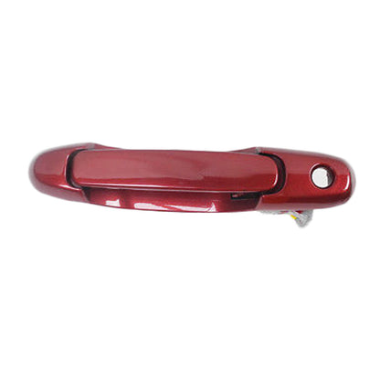 Front Pair Set Outside Door Handle For 98-03 Toyota Sienna Sunfire Red Pearl 3K4