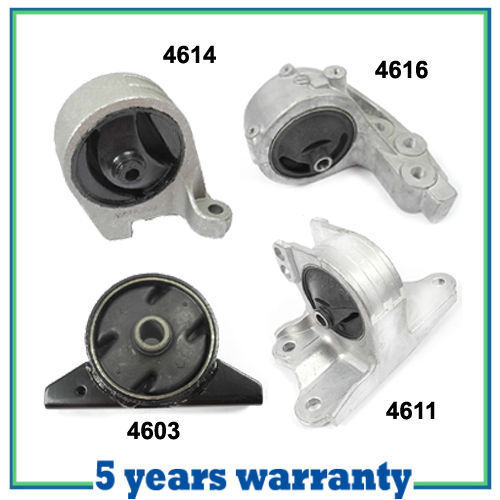 M045 Motor & Trans Montaje para 00-05 Mitsubishi Eclipse 3.0L 4PCS Auto