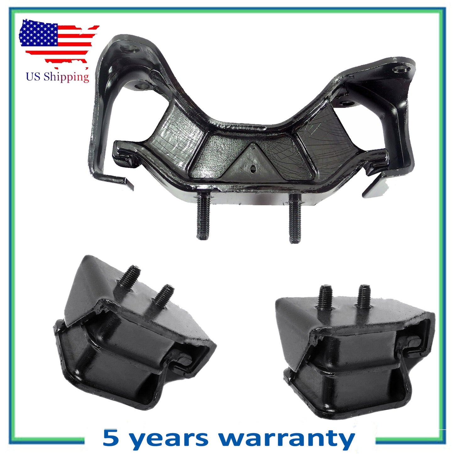 3PCS Motore & Trans Montante For MT 95-04 Subaru Legacy 00-04 Outback 2.5L