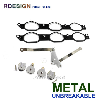 Air Intake Manifold Repair Kit w/Arms For Mercedes C ML R Metal Flap RK5062M