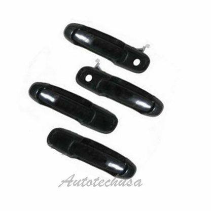 DS71 Avant & Arrière Extérieur Porte Poignée Non Peint Set 4 Pour 98-03 Toyota
