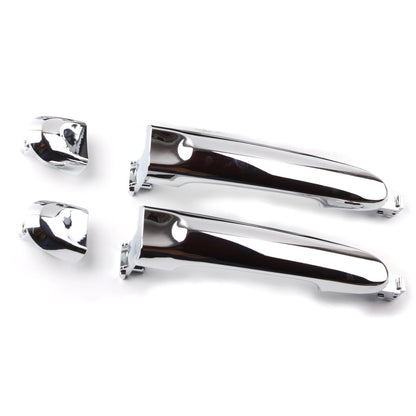 Rear Left & Right Set Outside Door Handle Chrome For New Nissan Cube Juke Versa