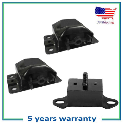 Engine Motor & Trans Mount 2292*2 2337 3PCS For Chevy Malibu Pontiac LeMans GMC