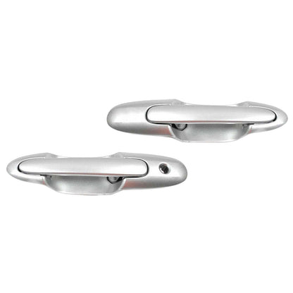 Front Outside Outer Door Handle 2PCS For 2000-2006 Mazda MPV Cerrion Silver 24V